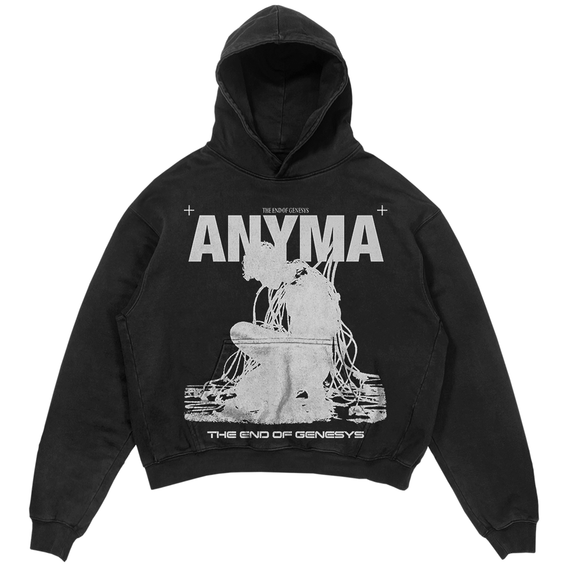 Anyma - The End of Genesys Black Hoodie